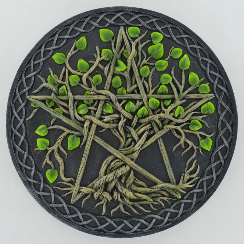 Traditional Plants & Flowers Wall Decor on Ceramic / Porcelain