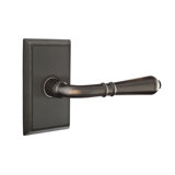 Turino Round Passage (Hall & Closet) Door Lever with Rectangle Rosette