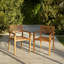 Sirmans 4 - Person Wood Patio Dining Set with Extendable Rectangular Table-92572243-123151402