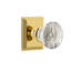 Grandeur Carré Square Rosette Privacy with Brilliant Crystal Door Knob-1892893182-1892893121