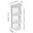 12" Bathroom Wall-Mounted Storage Rack-63452322