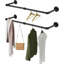 Mcdougald Steel Wall Wall Mounted Coat Rack
