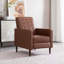 Canapé inclinable en tissu Mid-Century
