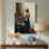 «The Milkmaid» - Toile tendue sur châssis par Johannes Vermeer