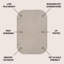 Tapis intérieur / extérieur beige Longe-1253330948