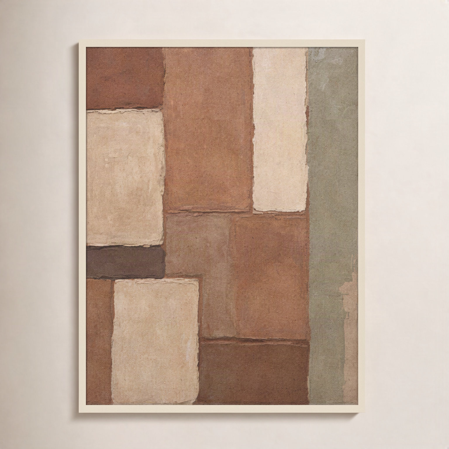 Arcilla Print by Dan Hobday, Brown, 41" H x 33" W