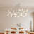 41" White & Golden Modern Chandelier Light Fixture-729085966