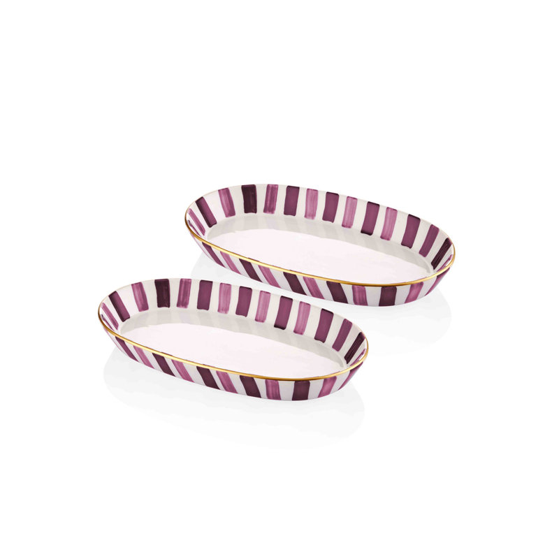 Ceramic Dinnerware Set 2 Piece - Service for 2