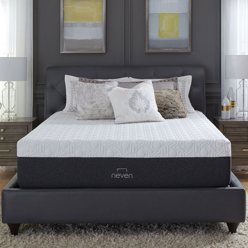 Neven® Ultimate 14" Plush Gel Memory Foam Mattress, Queen