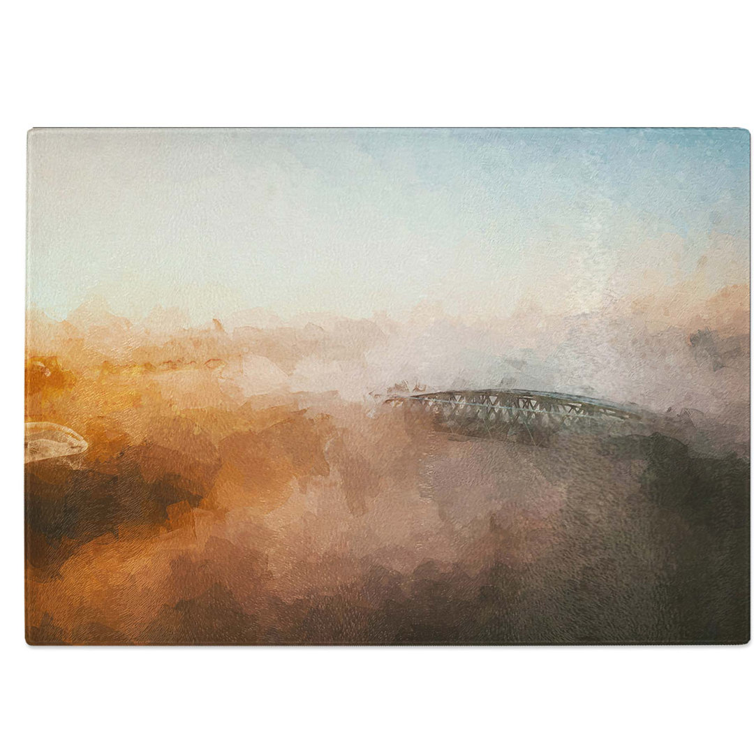 Glass John Frost Bridge in The Netherlands in Abstract Chopping Board
