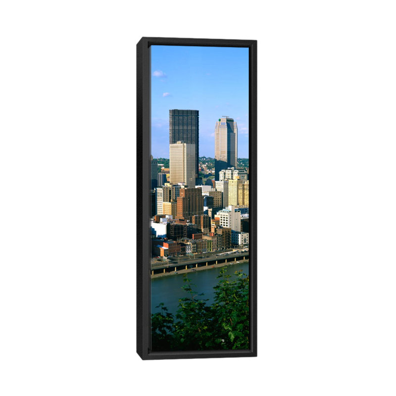 " Buildings At The Waterfront, Monongahela River, Pittsburgh, Pennsylvania, USA " by Panoramic Images, 16" H x 60" W x 20" D