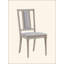 Ensemble de 2 chaises d'appoint Marta en lin et finition naturelle beige