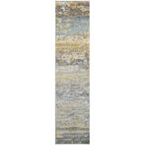 One-of-a-Kind Runner 2'7" x 9'10" Area Rug in Silver/Brown/Beige/Blue