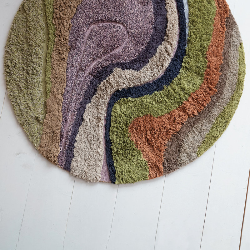 Tapis rond Charboneau 5 pi