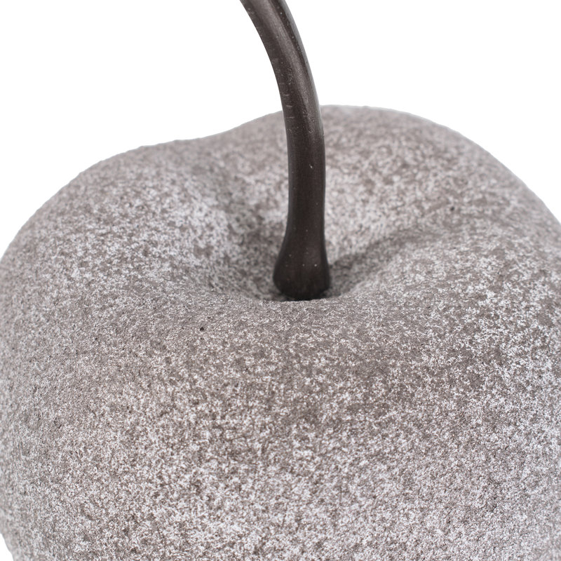 Modern Pomme Sculpture in Polyresin