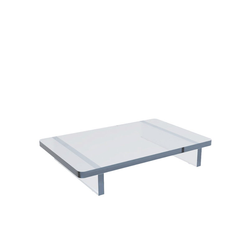 Clear Acrylic Deluxe Riser Display with Bumpers