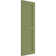 True Fit PVC Two Equal Flat Panel Shutters