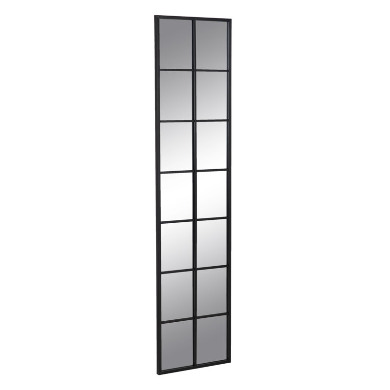 Lily-Jade Metal Flat Wall Mirror, 170cm H x 40cm W
