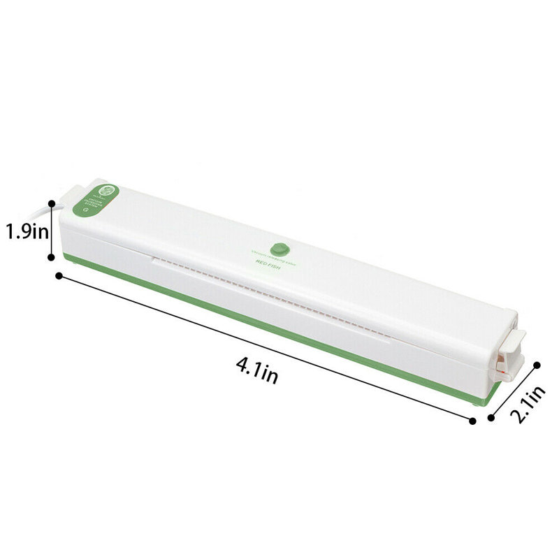 Boshen Food Saver Vacuum Sealer, Green/White