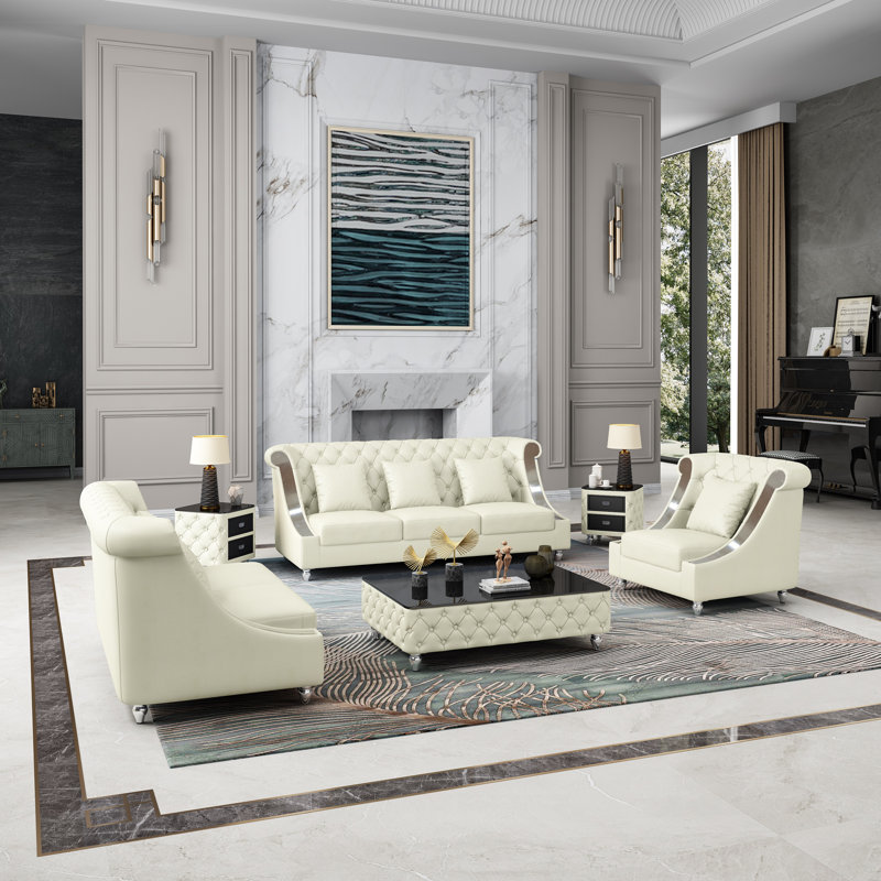 Mayfair Coffee Table, Off White