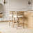 Wood And Rattan Upholstered Arm Bar Stools-581366651