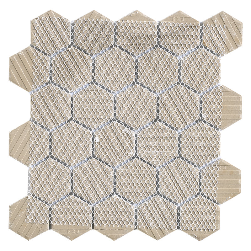 Échantillon-carrelage mosaïque en porcelaine émaillée rétro