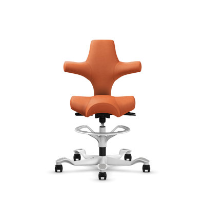 Fauteuil réglable en hauteur avec repose-pieds HœG Capisco