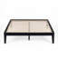 Cadre de lit plateforme Walden en bois massif - Assemblage japonais - Montage sans outil - Style minimaliste et mid-century - 2 places, fini anthracite nuit-1392129107-1392129117