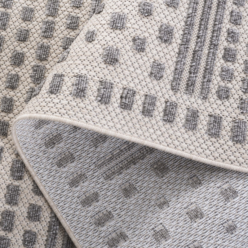 Milos Performance Geometric Indoor/Outdoor Area Rug, Rectangle 5'3" x 7'6"