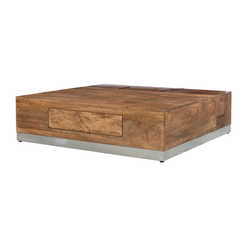 Café en bois massif avec rangement Luxvil Premium