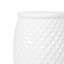 Tabouret d'appoint 11 po x 17,29 po en céramique émaillée - Table d'appoint polyvalente pour l'intérieur et l'extérieur