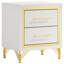 Table de chevet 2 tiroirs Chesney