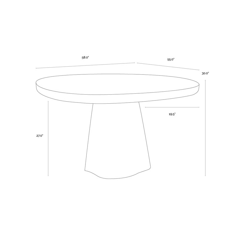 Dining Table, Black