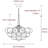 6 - Light Dimmable Sphere Chandelier-829749675