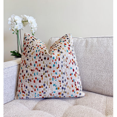 Mosaic Velvet Throw Pillow Cover