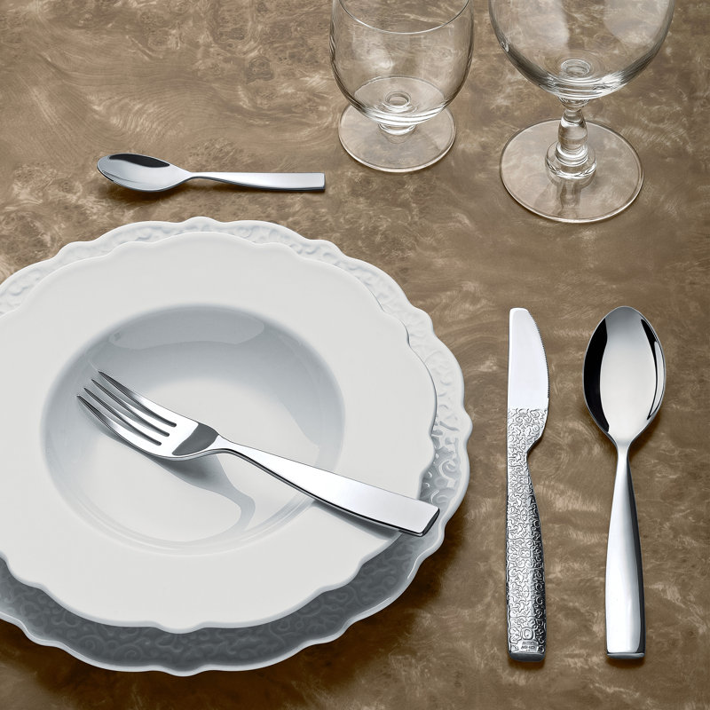 Dressed 24 - Piece Stainless Steel Flatware Set - Service for 6