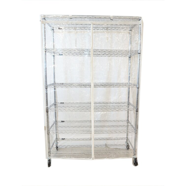 Holthanus Wire Rack Shelving Storage Liner Rebrilliant Size: 72 H x 36 W x 18 D