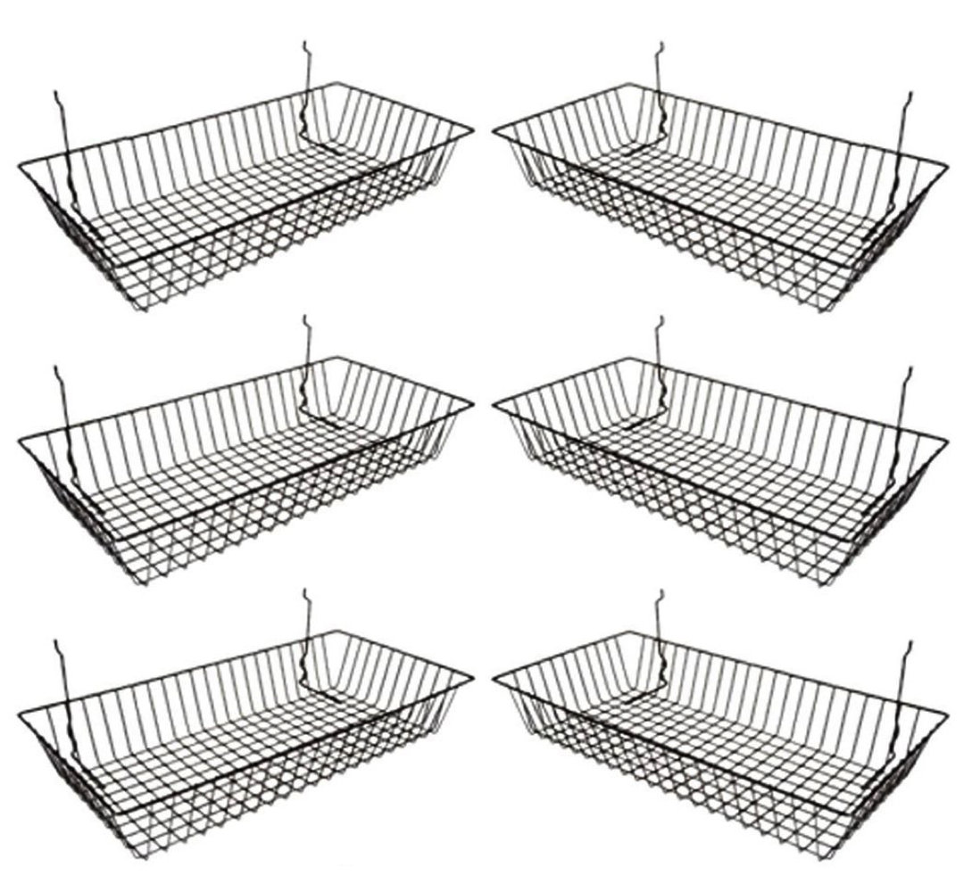 Metal Slatwall Bin 6 Piece Set WFX Utility™