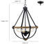 Lustre empire unique à 4 lumières Ellijay