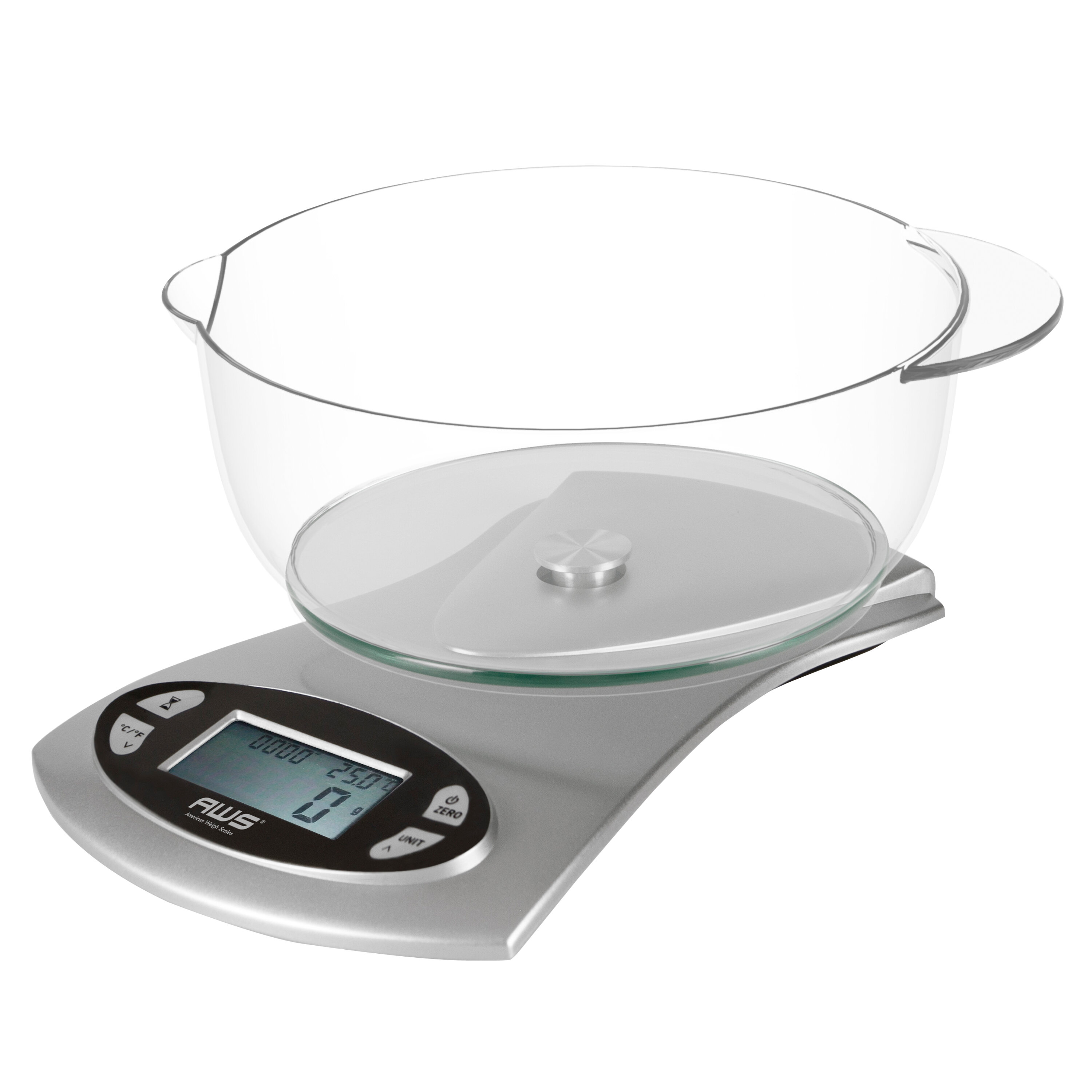 Nicewell Digital Kitchen Scale 22 lbs White Stainless Steel Food Scale  Weight