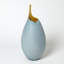 Frosted Vase w/Amber Casing-71272872-71272869
