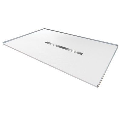 Base de douche à seuil zéro 48 po avec drain central Transolide Trimslate