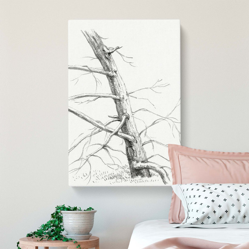 Study Of A Tree by Jean Bernard - Wrapped Canvas, 76cm H x 50cm W x 3cm D