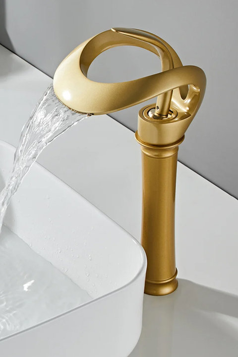 Waterfall Bathroom Vessel Sink Faucet
