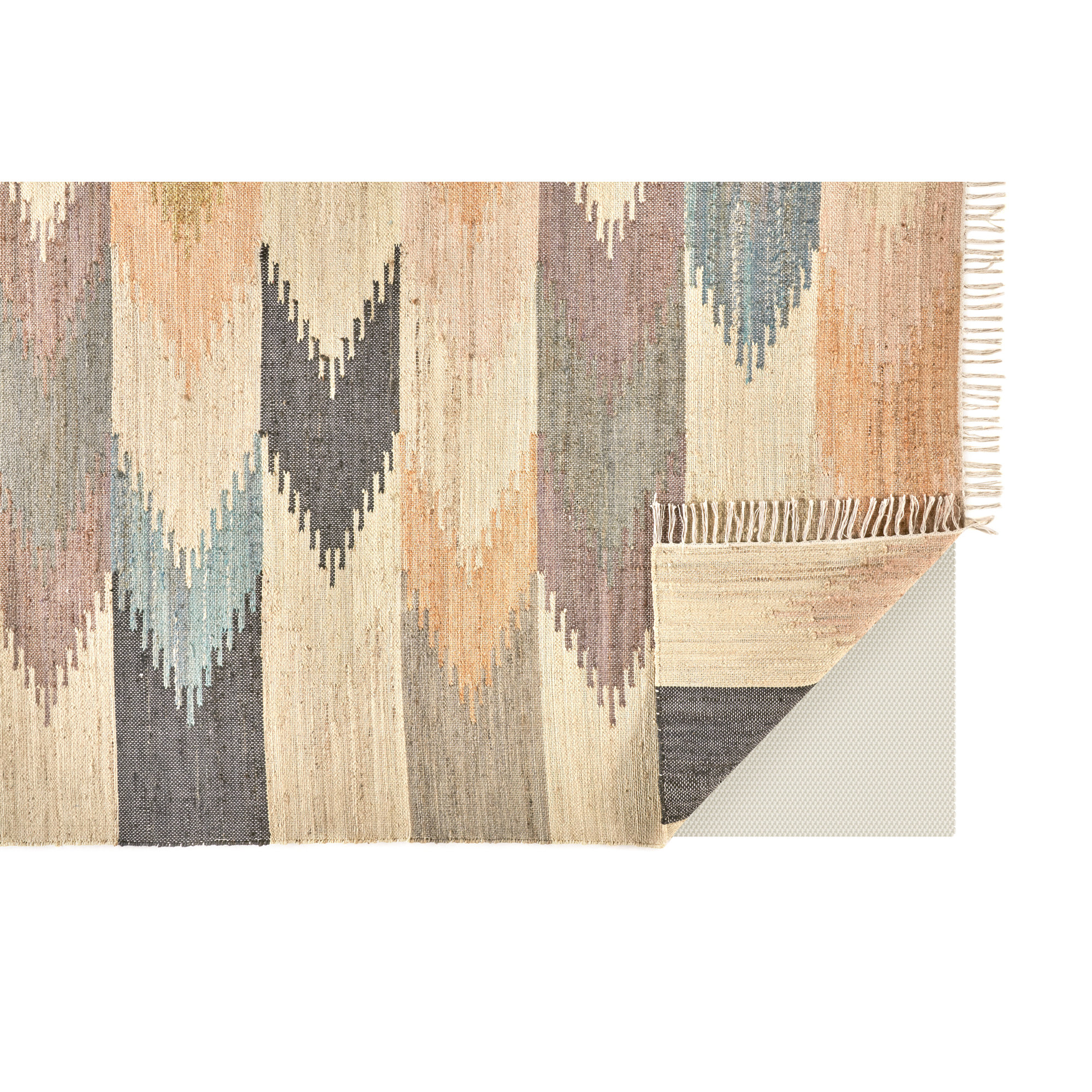 Cara Handmade Buff Orange Rug, Rectangle 10' x 14'