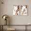 Ensemble de décoration murale abstraite « Sandstone Veil Duo » avec cadre en relief par Art Remedy, cadre noir, 10 x 15-1902058174-1902058168