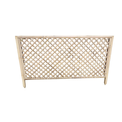 Woven Bamboo Edging Panel