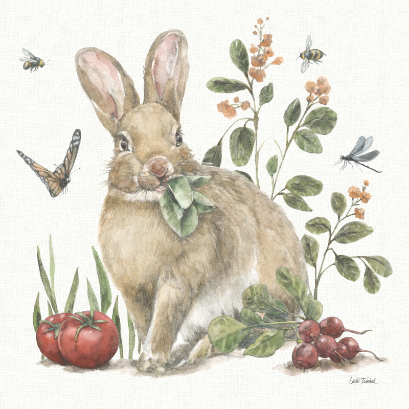 «Garden Patch IV» par Leslie Trimbach, H 30 po x l 30 po