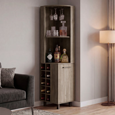 Bar avec rangement pour le vin Melia-Teevan