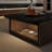 Derozil  Extendable Coffee Table with LED Lights and 4 Drawers